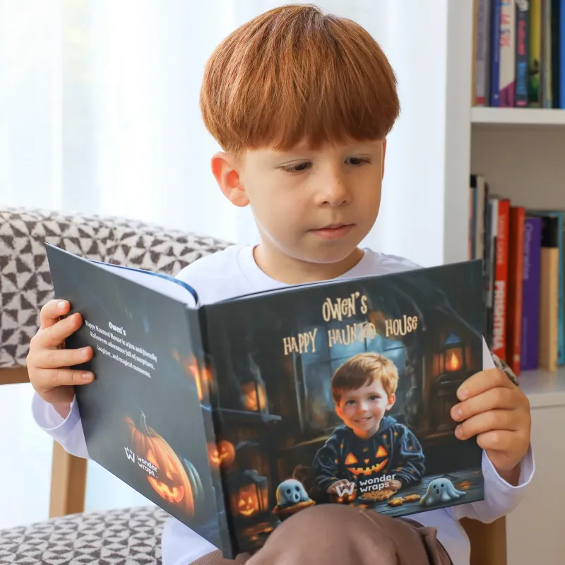 Child reading their personalised storybook